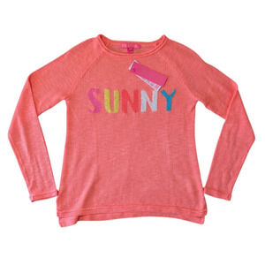 Lilly Pulitzer Danette Papaya Punch Coral Pink Sunny Sweater New Size XS $138